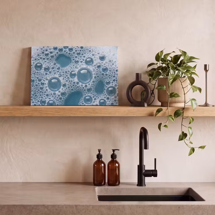 Schuim - Water - Textuur canvas 2cm klein -sfeer3