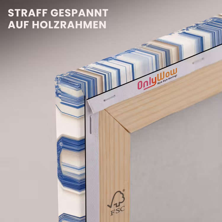 Borden - Bomen - Planten - Blauw canvas 2cm klein 34 -uniquesellingpoint_afwerking-onlywow_DE