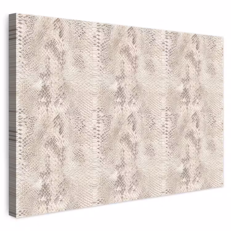 Slang - Patroon - Beige canvas 2cm klein 34 -3d