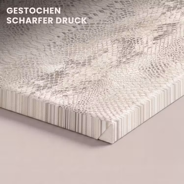 Slang - Patroon - Beige canvas 2cm klein 34 -closeup_print_DE