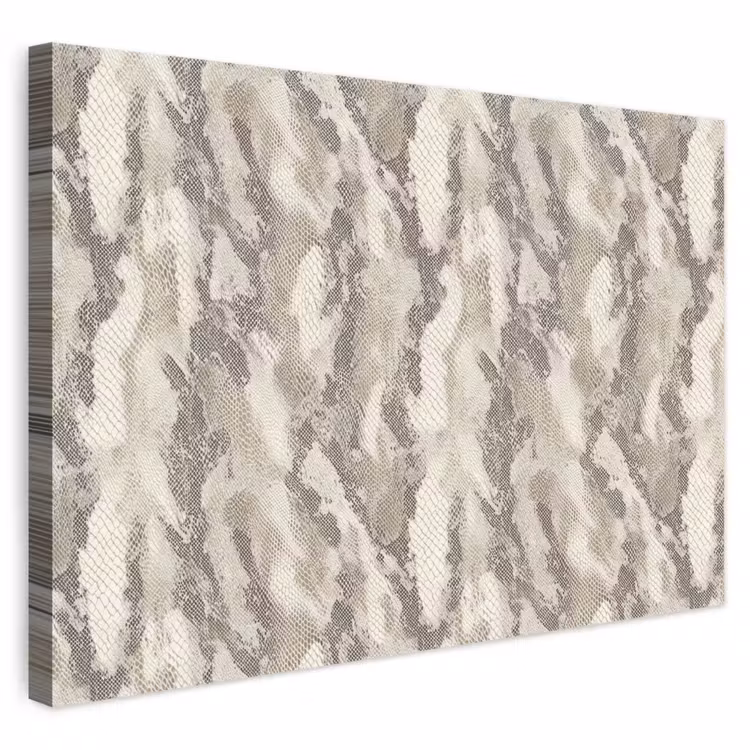 Slang - Patroon - Taupe canvas 2cm klein 34 -3d
