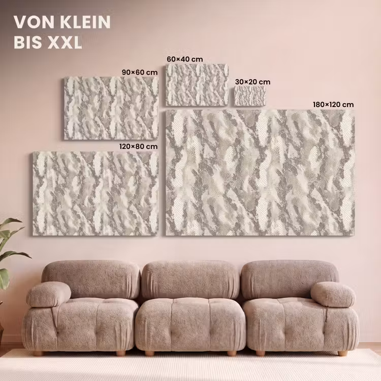 Slang - Patroon - Taupe canvas 2cm klein 34 -Xsfeer8_DE