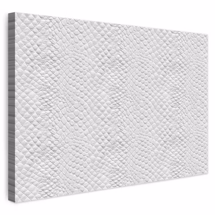 Slang - Patroon - Wit canvas 2cm klein 34 -3d