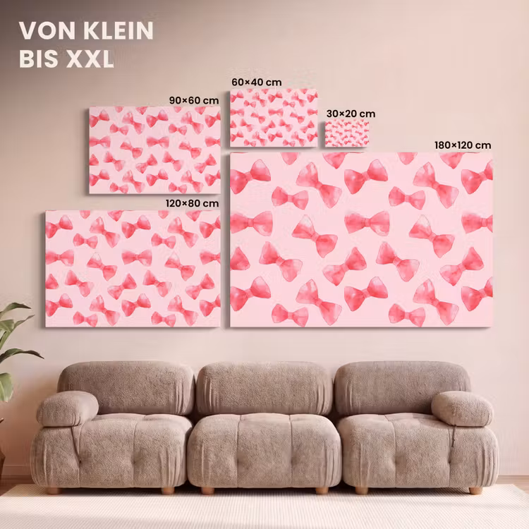 Strikken - Aquarel - Roze canvas 2cm klein 34 -Xsfeer8_DE
