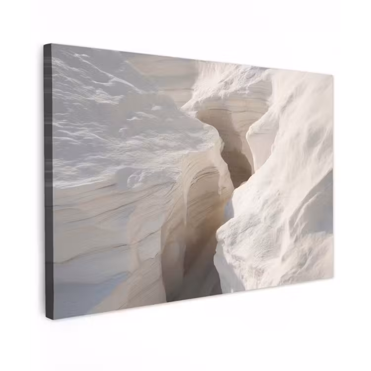 Kloof - Wit - Sneeuw canvas 2cm klein -z3d