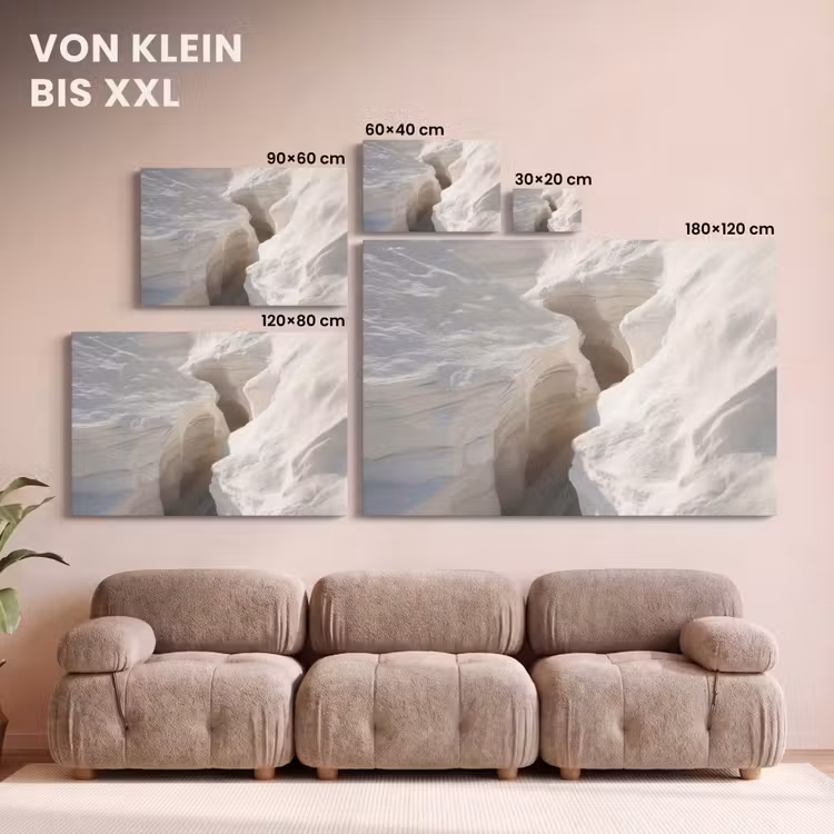 Kloof - Wit - Sneeuw canvas 2cm klein -Xsfeer8_DE