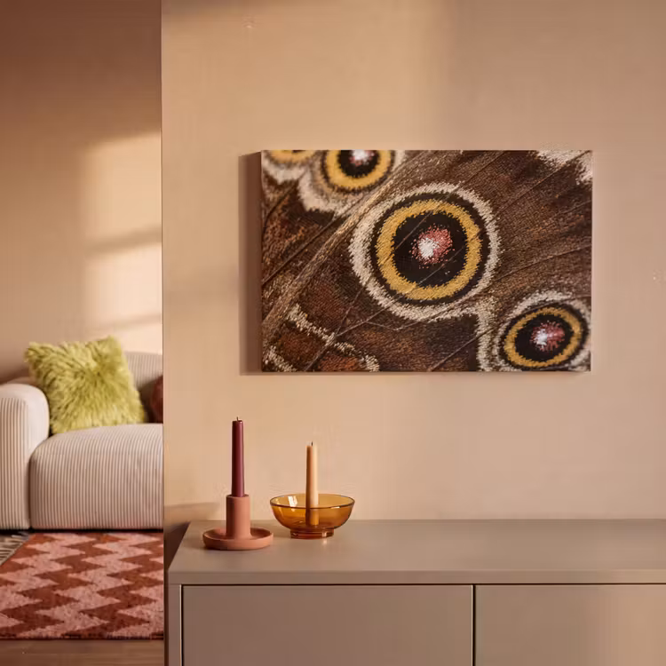 Vlinder - Vleugel - Abstract canvas 2cm klein -sfeer1