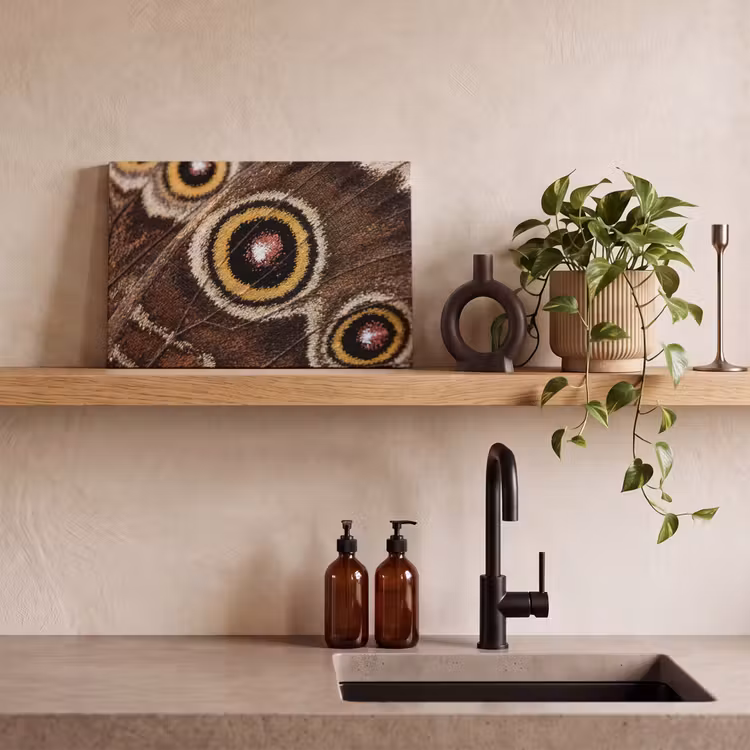 Vlinder - Vleugel - Abstract canvas 2cm klein -closeup_print_DE