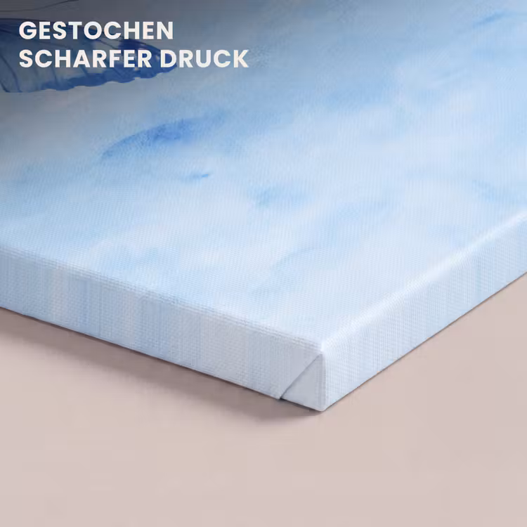 Vlinders - Sierlijk - Blauw canvas 2cm klein -uniquesellingpoint_afwerking-onlywow_DE