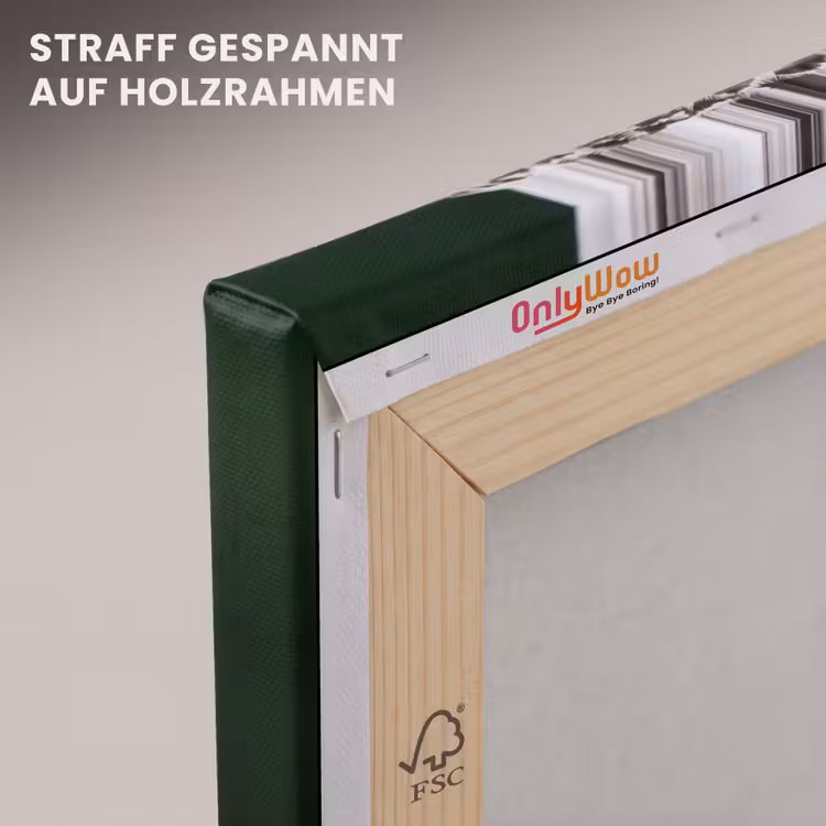 Sneeuwuil - Portret - Geel canvas 2cm klein -uniquesellingpoint_afwerking-onlywow_DE