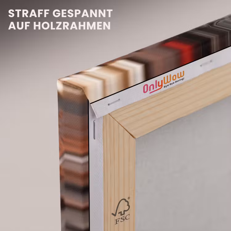 Chocolademelk - Mok - Winter - Kerst - Gezelligheid canvas 2cm klein -uniquesellingpoint_afwerking-onlywow_DE