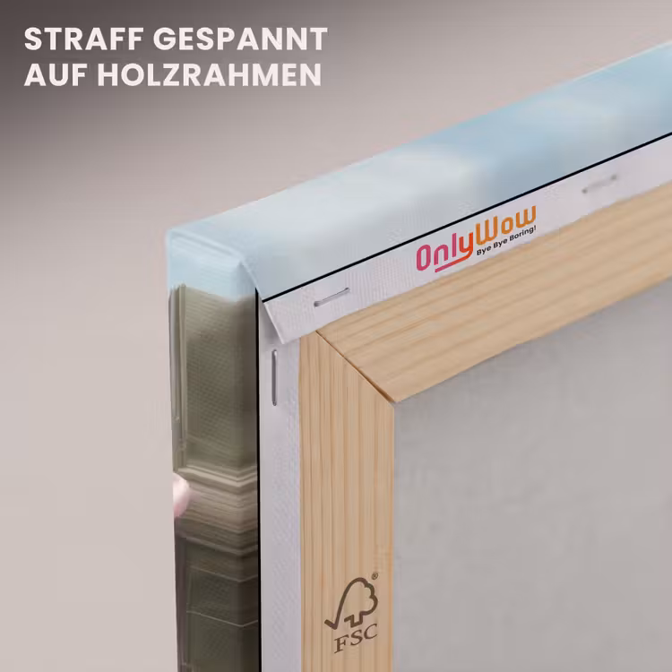 Schotsehooglanders - Paaseieren - Lente canvas 2cm klein -uniquesellingpoint_afwerking-onlywow_DE