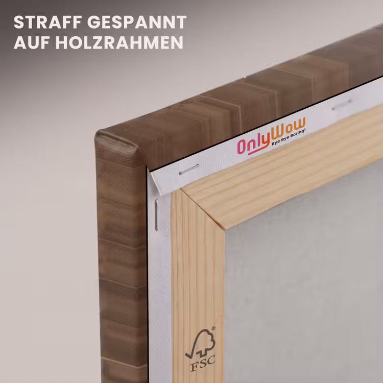 Schotse hooglander - Krant - Toilet canvas 2cm klein -uniquesellingpoint_afwerking-onlywow_DE