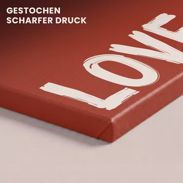 Schuin - Loveyou - Rood canvas 2cm klein -uniquesellingpoint_afwerking-onlywow_DE