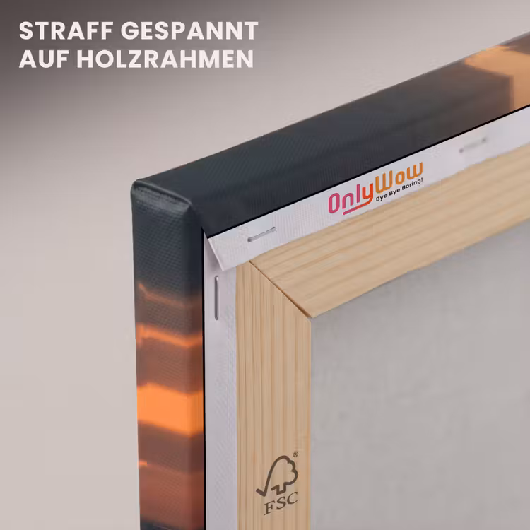 Walvis staart - Water - Zonsondergang canvas 2cm klein -uniquesellingpoint_afwerking-onlywow_DE