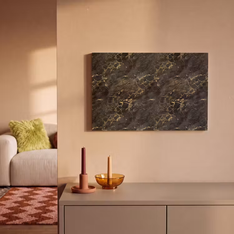 Zwart - Marmer - Goud - Nerf canvas 2cm klein 34 -sfeer1
