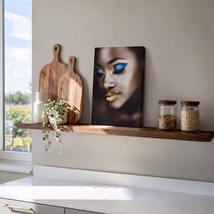 Black and Gold - Vrouw - Make up canvas 2cm klein -atmosphere_sfeer3_global