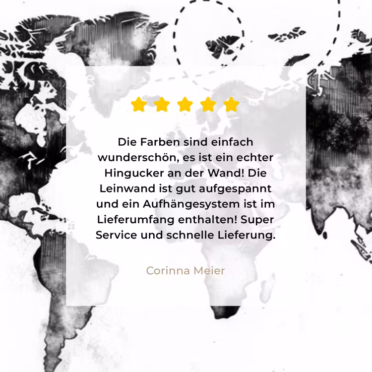 Zwart - Quote - Wereldkaart - Vliegen canvas 2cm klein -sfeer3