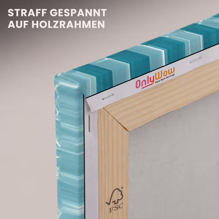 Zwembad - Strepen - Groen canvas 2cm klein 34 -uniquesellingpoint_afwerking-onlywow_DE