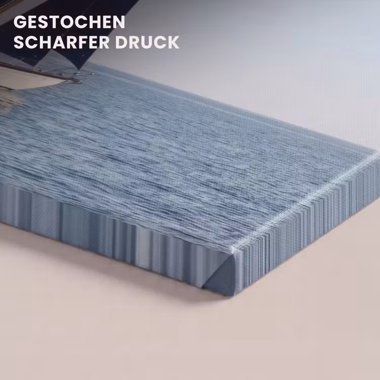 Zeilboot - Zee - Blauw canvas 2cm klein -closeup_print_DE
