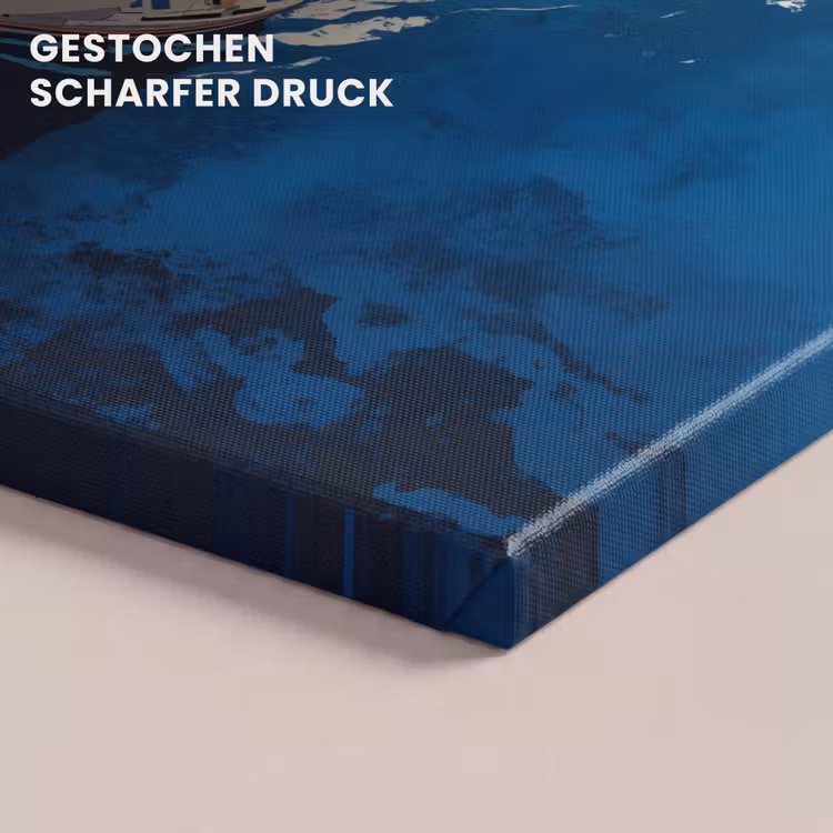Zeilboot - Water - Abstract - Schaduw canvas 2cm klein -uniquesellingpoint_afwerking-onlywow_DE