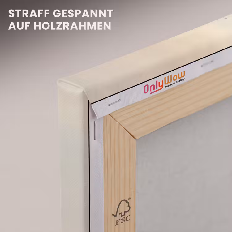 Zeilschip - Zee - Bewolkt canvas 2cm klein -uniquesellingpoint_afwerking-onlywow_DE
