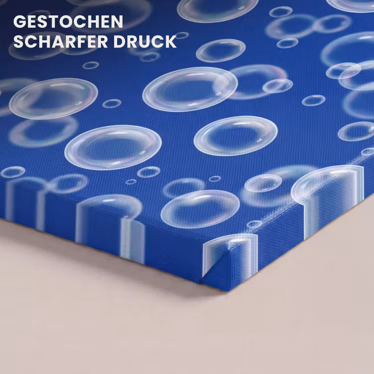 Bubbels - Patroon - Blauw canvas 2cm klein -closeup_print_DE