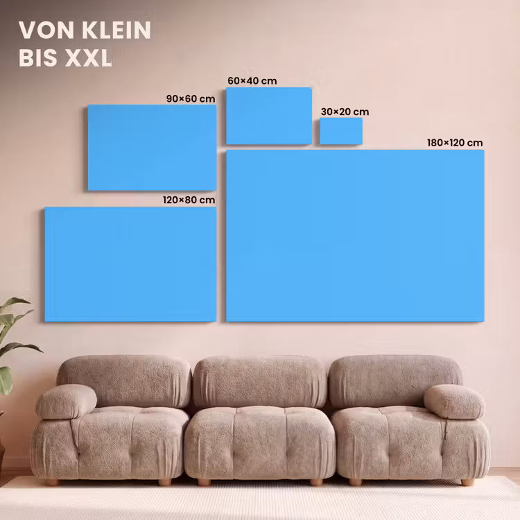Sky - Blue - Blauw canvas 2cm klein 34 -Xsfeer8_DE