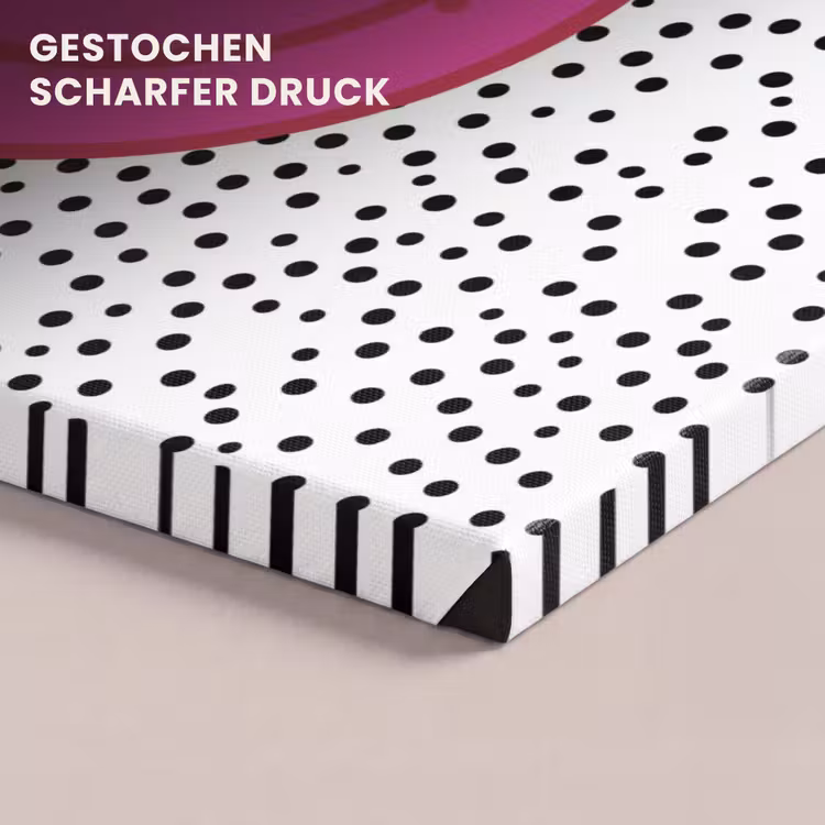 Smiley - Roze - Stippen canvas 2cm klein -closeup_print_DE