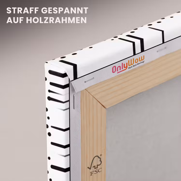Smiley - Roze - Stippen canvas 2cm klein -uniquesellingpoint_afwerking-onlywow_DE