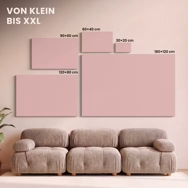 Soft - Blush - Roze canvas 2cm klein 34 -Xsfeer8_DE