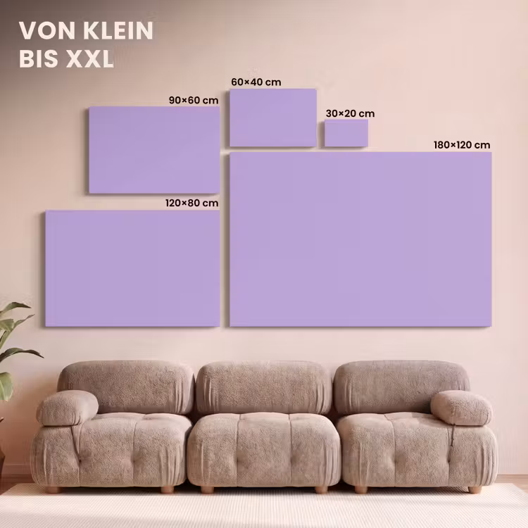 Soft - Lavender - Paars canvas 2cm klein 34 -Xsfeer8_DE