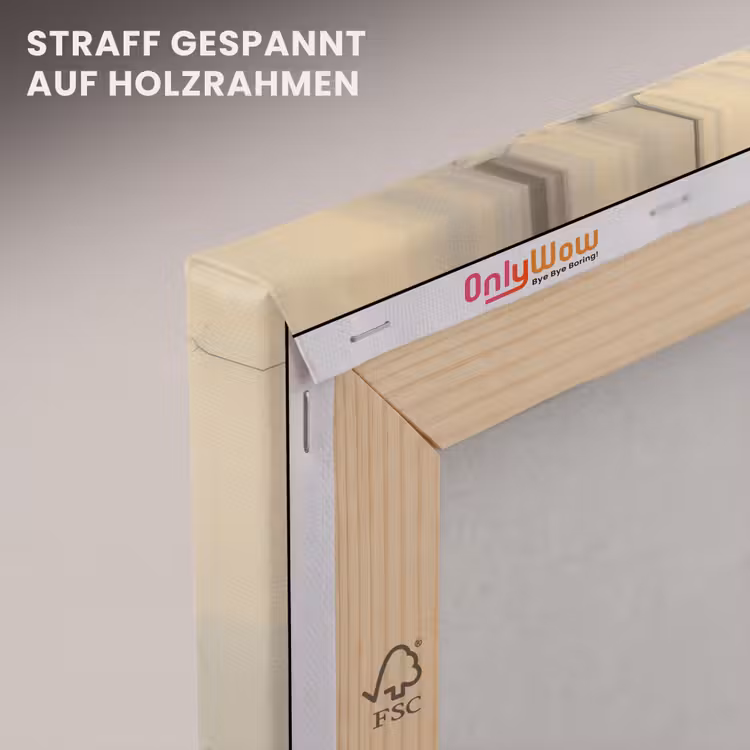 Soldaat - Meisje - Bruin - Graffiti canvas 2cm klein -uniquesellingpoint_afwerking-onlywow_DE