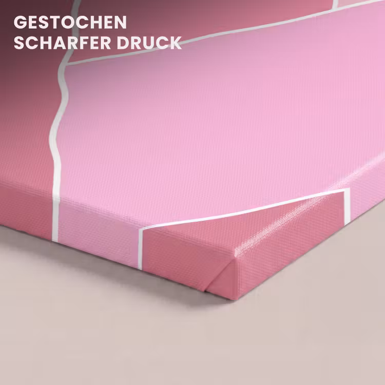 Zon - Bergen - Natuur - Abstract - Roze canvas 2cm klein -closeup_print_DE