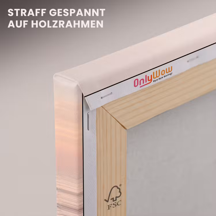 Zon - Strand - Roze canvas 2cm klein -uniquesellingpoint_afwerking-onlywow_DE