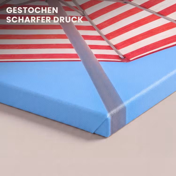 Parasol - Strepen - Zomer - Rood - Blauw canvas 2cm klein -closeup_print_DE