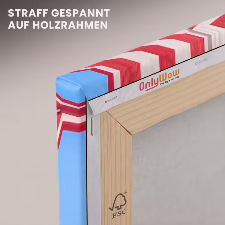 Parasol - Strepen - Zomer - Rood - Blauw canvas 2cm klein -uniquesellingpoint_afwerking-onlywow_DE