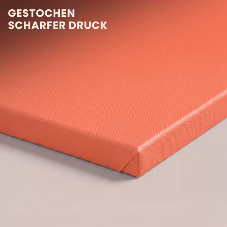 Sunset - Salmon - Oranje canvas 2cm klein 34 -closeup_print_DE