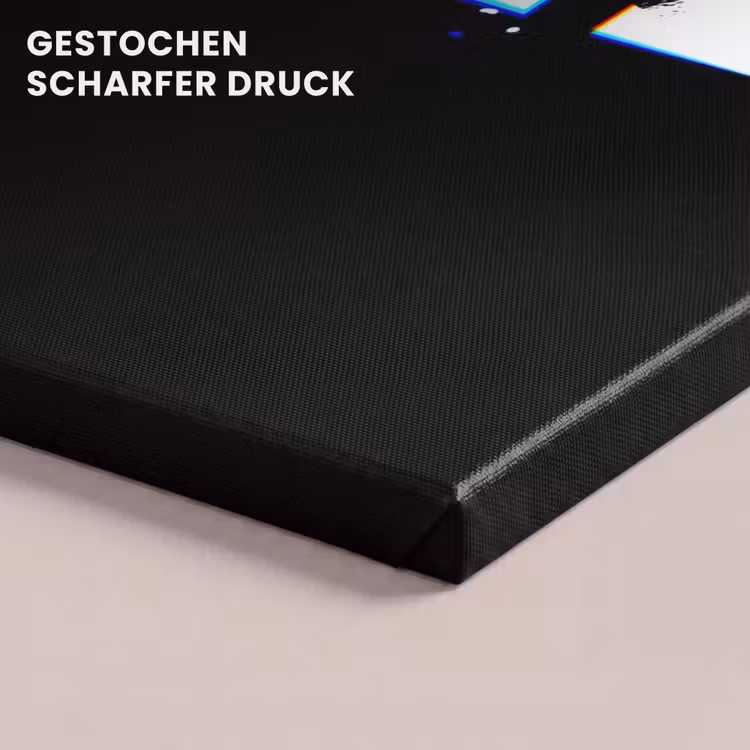 Gaming - Game - Spreuken - Quotes - Game on canvas 2cm klein -closeup_print_DE