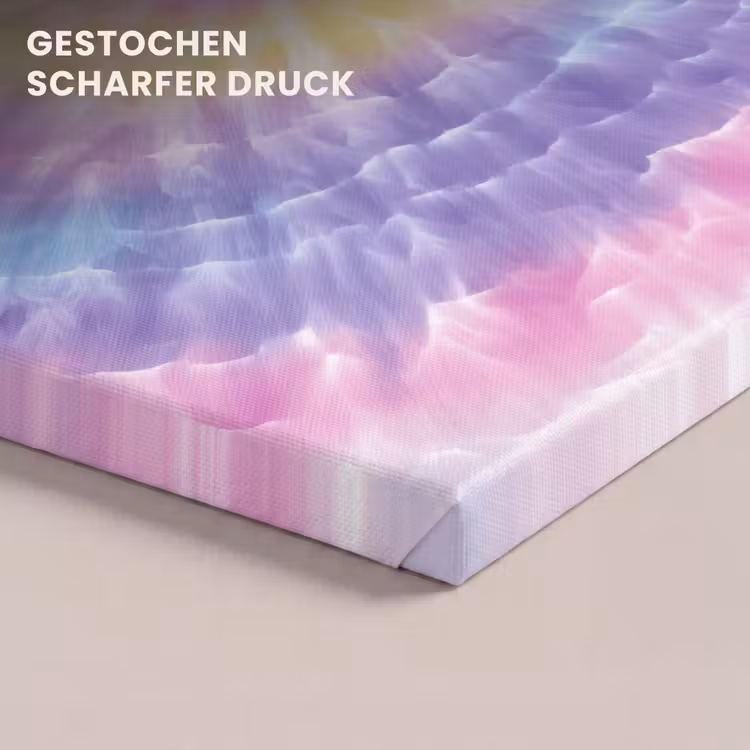 Spiraal - Tie dye - Pasteltinten canvas 2cm klein -uniquesellingpoint_afwerking-onlywow_DE