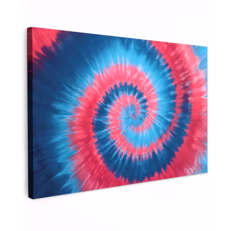 Spiraal - Roze - Draaiend canvas 2cm klein -z3d