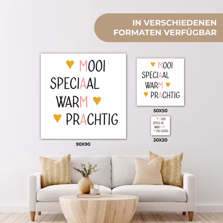 Spreuken - Mama - Quotes canvas 2cm klein -Xsfeer8_DE