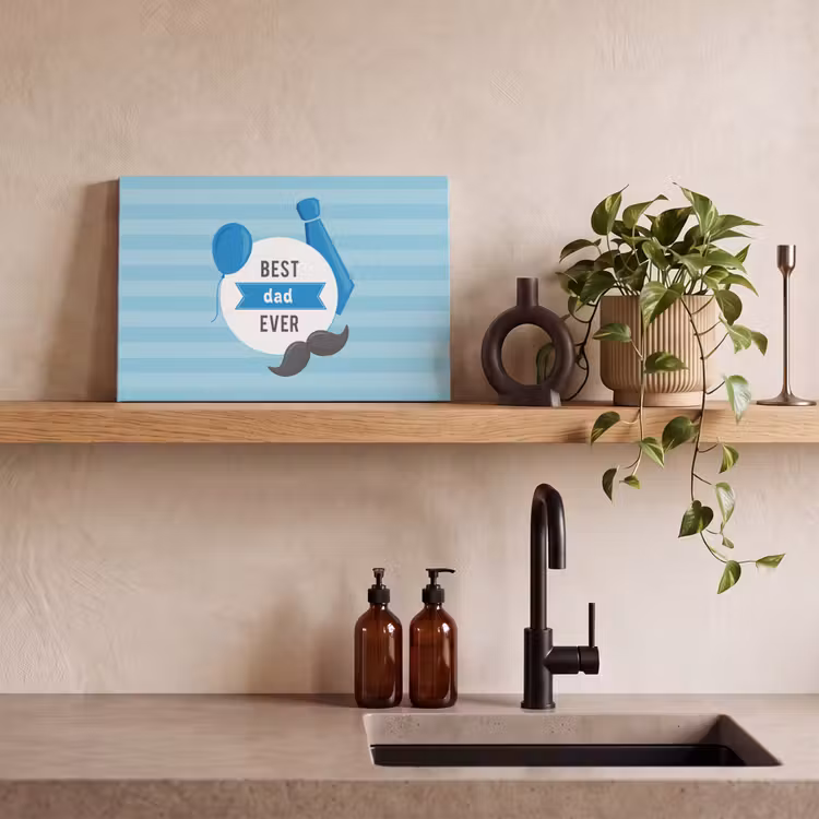 Spreuken - Quotes - Best dad ever - Vader canvas 2cm klein -sfeer3