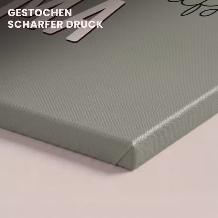 Spreuken - Quotes Jij bent de allerliefste Mama - Moederdag - Moeder cadeautje canvas 2cm klein -closeup_print_DE