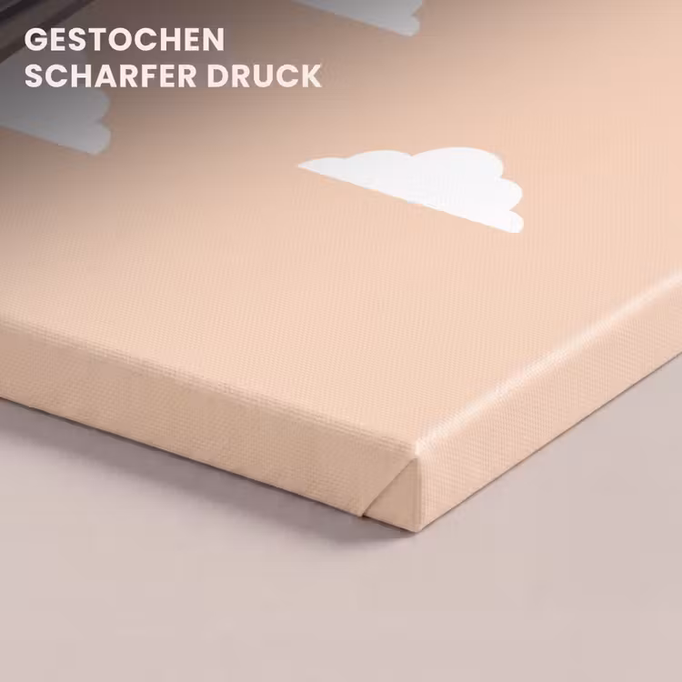 Stad - Gebouw - Architectuur - Retro - Oranje canvas 2cm klein -closeup_print_DE