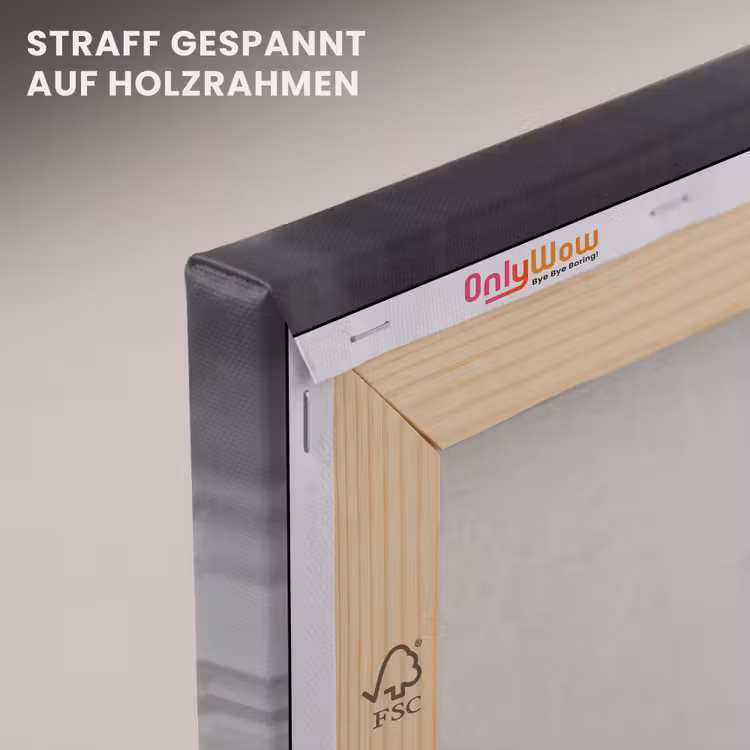 Stad - Skyline - Architectuur - Avond - Zwart-wit canvas 2cm klein -uniquesellingpoint_afwerking-onlywow_DE