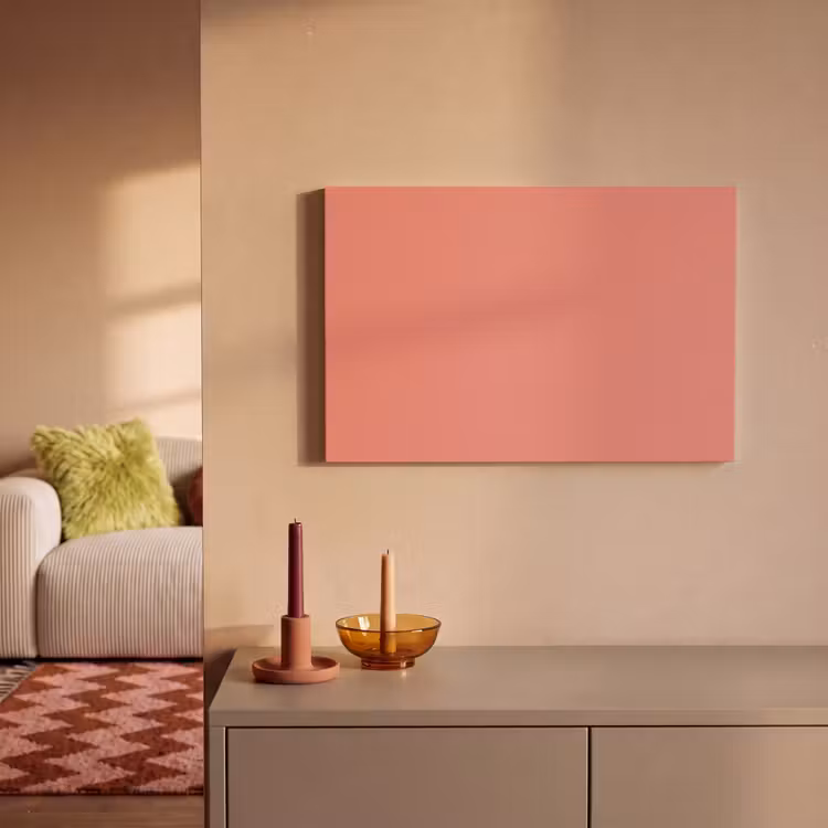 Dusty - Peach - Koraal canvas 2cm klein 34 -sfeer1
