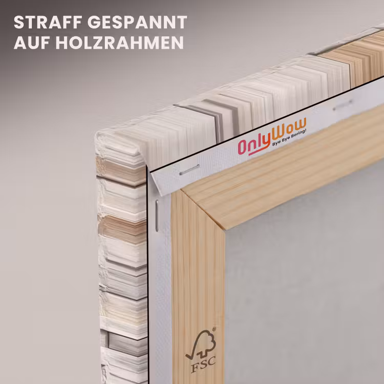 Steen - Muur - Textuur - Rustiek - Beige canvas 2cm klein -uniquesellingpoint_afwerking-onlywow_DE
