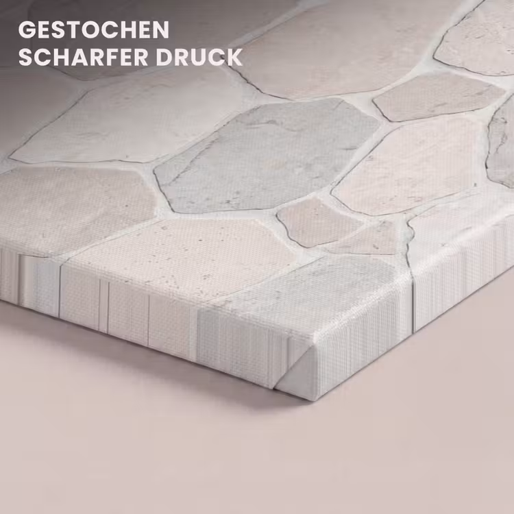 Steen - Patroon - Textuur - Beige canvas 2cm klein -closeup_print_DE