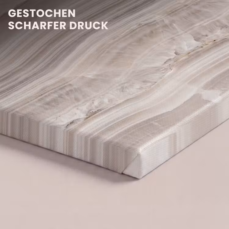Steen - Textuur - Abstract - Beige - Wit canvas 2cm klein -closeup_print_DE